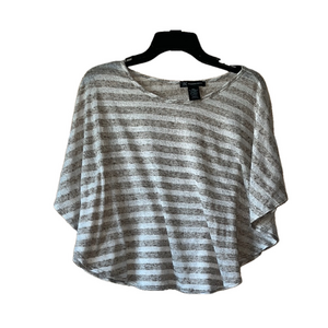 international concepts grey and brown Striped dolmen Top